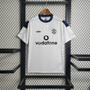 Camiseta retro de aficionado del Manchester United Third III 99/00 para hombre - Blanca