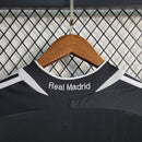 Camiseta retro de manga larga Adidas Real Madrid II 06/07 para hombre - Negra