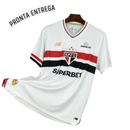 LISTO PARA ENTREGA Camiseta Local São Paulo 25/26 Hombre Fan - Blanco