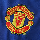 Camiseta retro de aficionado del Manchester United Away II 05/06 para hombre - Azul