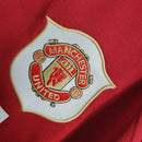 Camiseta retro de manga larga Nike para hombre del Manchester United 06/07 - Rojo