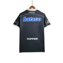 Camiseta de aficionado retro del Corinthians de la reserva de 1999 para hombre - Negra