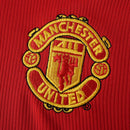 Camiseta retro de aficionado del Manchester United 98/99 para hombre - Roja
