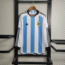 Camiseta local de la selección argentina I - Camiseta de aficionado Adidas de manga larga 23/24 para hombre - Azul y blanco