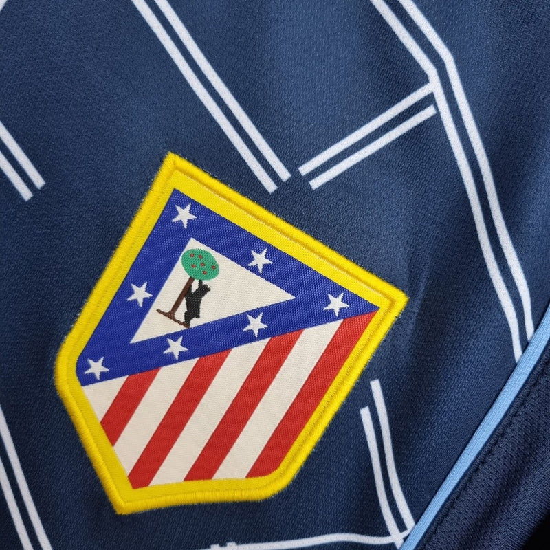 Camiseta Nike Fan Atlético de Madrid II 04/05 Retro - Azul