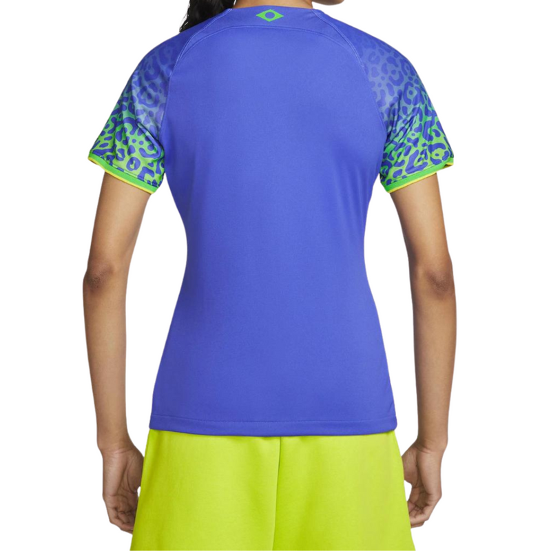 Camiseta Nike de la Selección Brasileña II para mujer 2022 - Azul