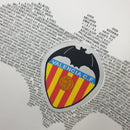 Camiseta retro de aficionado Kappa Valencia Home 09/10 para hombre - Blanca