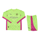Conjunto de portero de manga larga del Manchester City - Fanático para hombre 2023/2024 - Verde