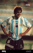 Camiseta retro de la selección argentina 96/97 de Adidas para hombre - Azul y blanco