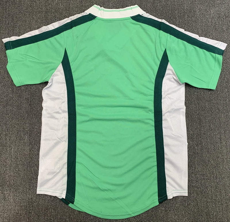 Camiseta retro de local de la selección nacional de Nigeria 1998 para hombre