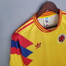 Camiseta retro local de la selección nacional de Colombia I 1990 Adidas Fan para hombre - Amarilla