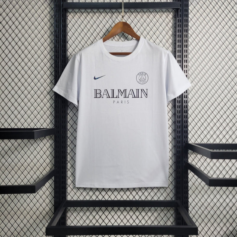 Camiseta Nike reflectante para aficionado del PSG 23/24 para hombre - Blanca