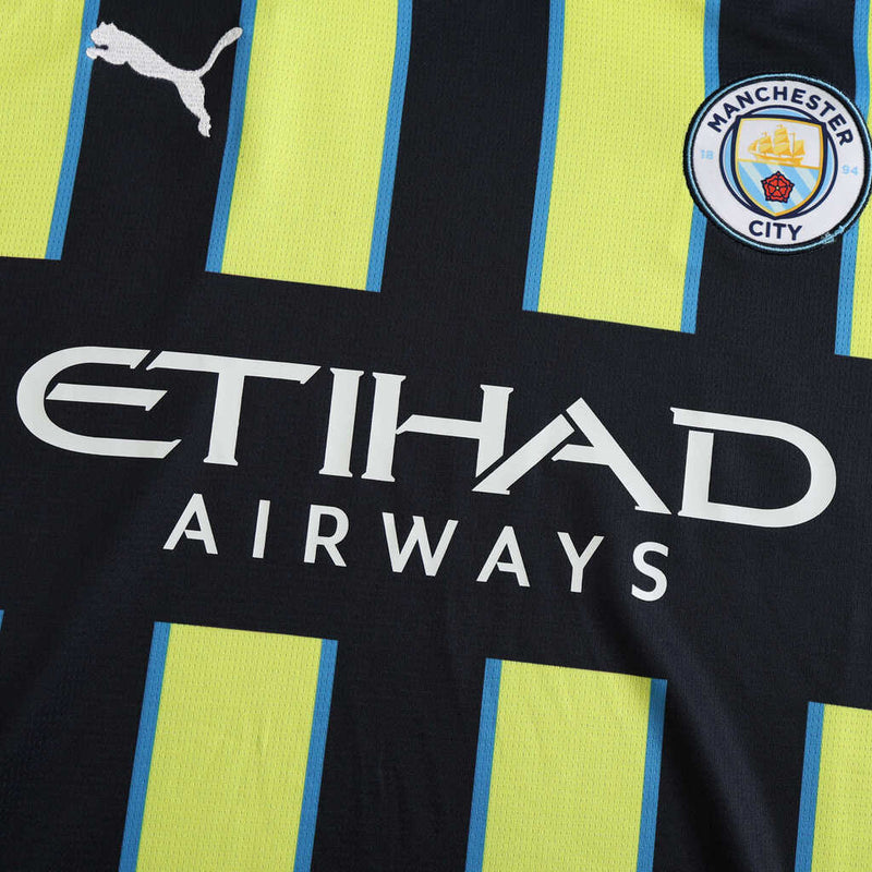 Camiseta de visitante del Manchester City - Reserva II 24/25 - Camiseta de aficionado para hombre - Verde