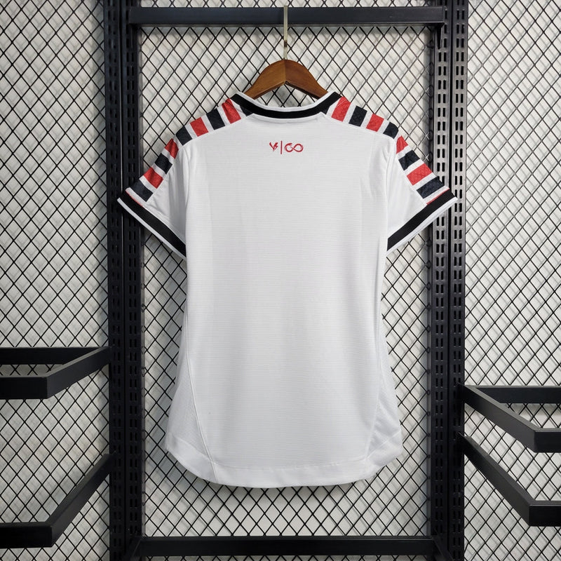 Camiseta de aficionado de Santa Cruz II 23/24 para mujer - Blanca
