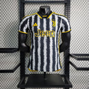 Camiseta Adidas de jugador Juventus I 23/24 para hombre - Blanco y negro