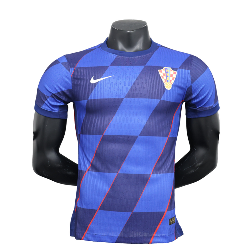 Camiseta de jugador de la selección nacional de Croacia (visitante II 24/25) para hombre - Azul