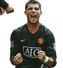 Camiseta retro de manga larga para hombre del Manchester United (visitante) 07/08 - Negra