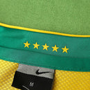 Camiseta retro de local de la selección brasileña 2006 para hombre - Amarilla