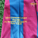 Camiseta Nike retro de manga larga para aficionado del Barcelona Home 2006 para hombre - Azul y granate