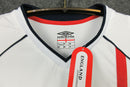 Camiseta de la selección nacional de Inglaterra 01/02 I Retro para hombre - Blanca