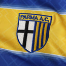 Camiseta retro de local del Parma 98/99 para hombre, color azul y amarillo