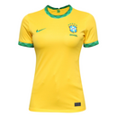 Camiseta Nike de local de la selección nacional de Brasil 20/21 para mujer - Amarilla