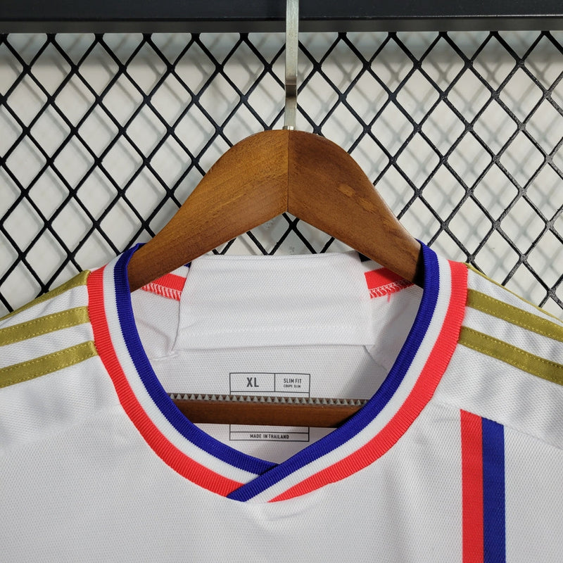 Camiseta y pantalón corto infantil Lyon I 23/24 - Blanco