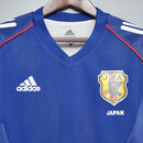 Camiseta retro de la selección nacional de Japón 2002 (local 1) para hombre - Azul