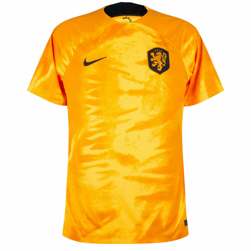 Camiseta Nike de aficionado para hombre de la selección nacional de Países Bajos (local 22/23) - Naranja