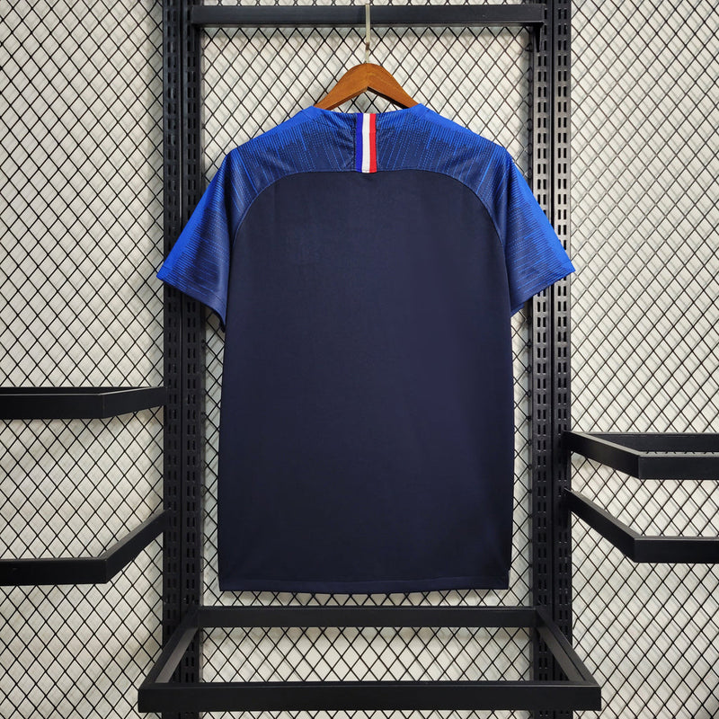 Camiseta Nike retro de local de Francia 2018 para hombre - Azul