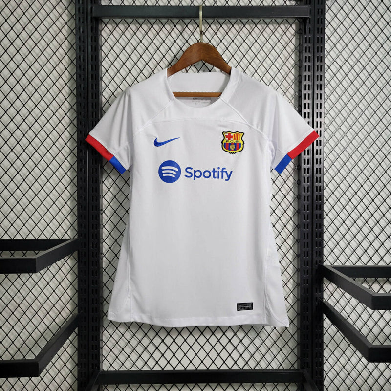 Camiseta Nike de visitante del Barcelona II 23/24 para mujer - Blanca