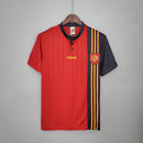 Camiseta retro de aficionado de la selección españa de 1996 - Hombre - Roja