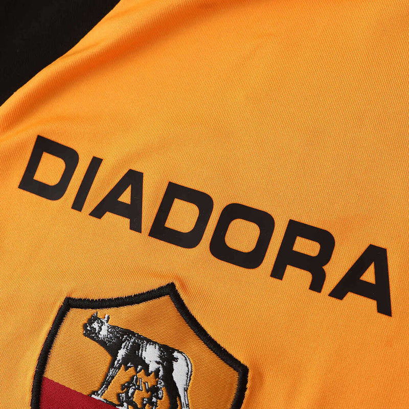 Camiseta retro de visitante de la Roma II 05/06 para hombre - Naranja