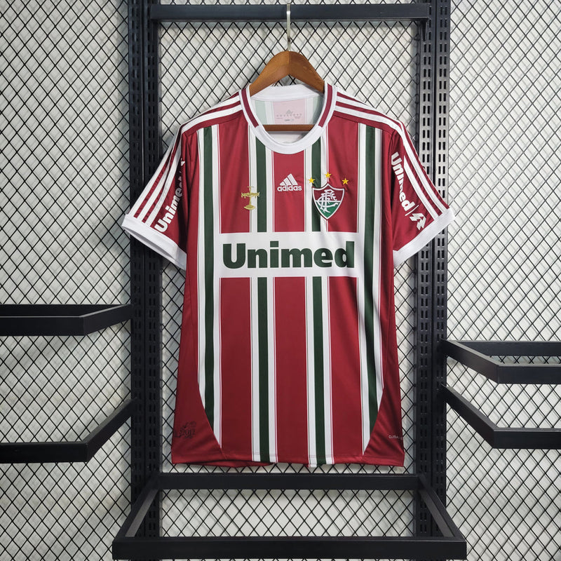 Camiseta Adidas Fan Fluminense Retro I 2012 Hombre - Tricolor