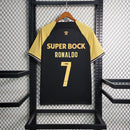 Camiseta de aficionado CR7 para hombre Sporting CR7 III 23/24 - Negro y dorado