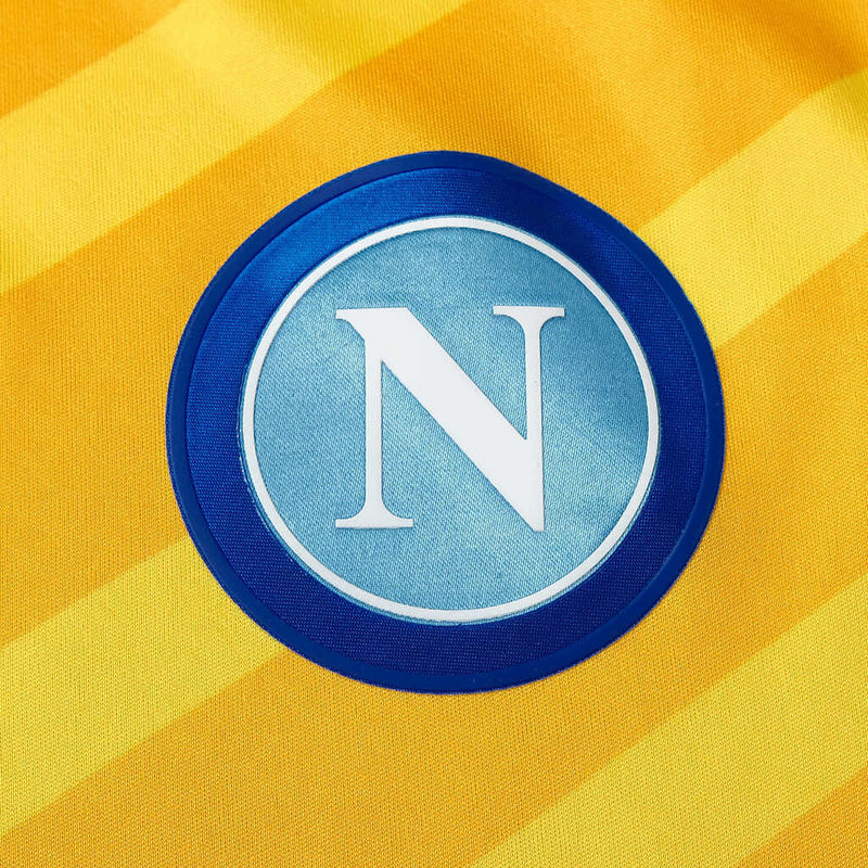 Camiseta Adidas de portero del Napoli 23/24 Fan EA7 para hombre - Amarilla