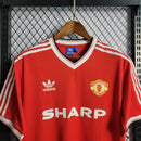 Camiseta Adidas de local del Manchester United I Retro 84 para hombre - Roja