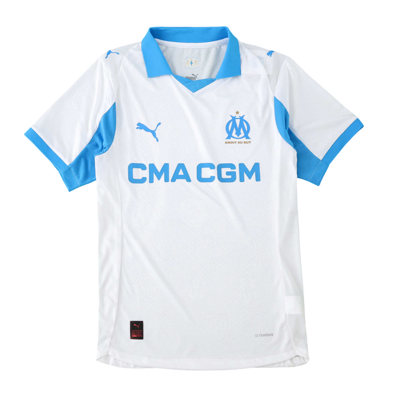 Camiseta Adidas Jugador Olympique de Marseille 1ª 25/26 - Hombre - Blanco