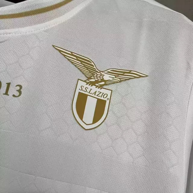 Camiseta de aficionado de la Lazio para hombre, Copa Italia 23/24, blanca