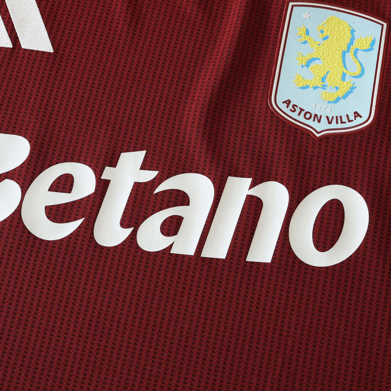 Camiseta de jugador del Aston Villa Local 24/25 para hombre - Borgoña
