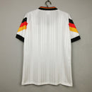 Camiseta retro de la selección alemana I Home 1992 Adidas para hombre - Blanca