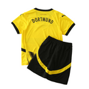 Camiseta y pantalón corto para niños del Borussia Dortmund (local 24/25) - Amarillo