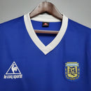 Camiseta retro Adidas de la selección argentina de 1986 - Azul