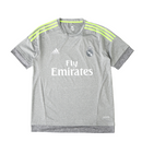 Camiseta retro de aficionado Adidas del Real Madrid II 15/16 para hombre, gris
