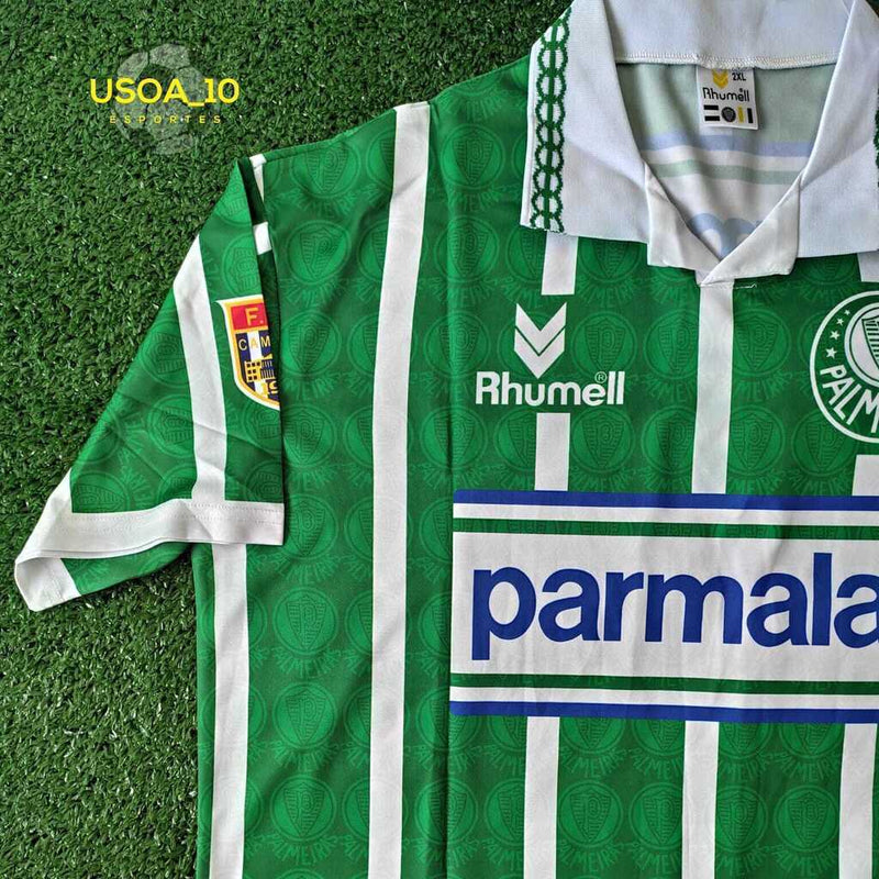 Camiseta retro de Rhumell del Palmeiras I 1993 para hombre - Verde