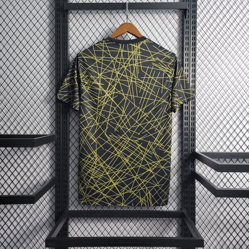 Camiseta de aficionado Jordan del PSG IIII 23/24 para hombre, color negro