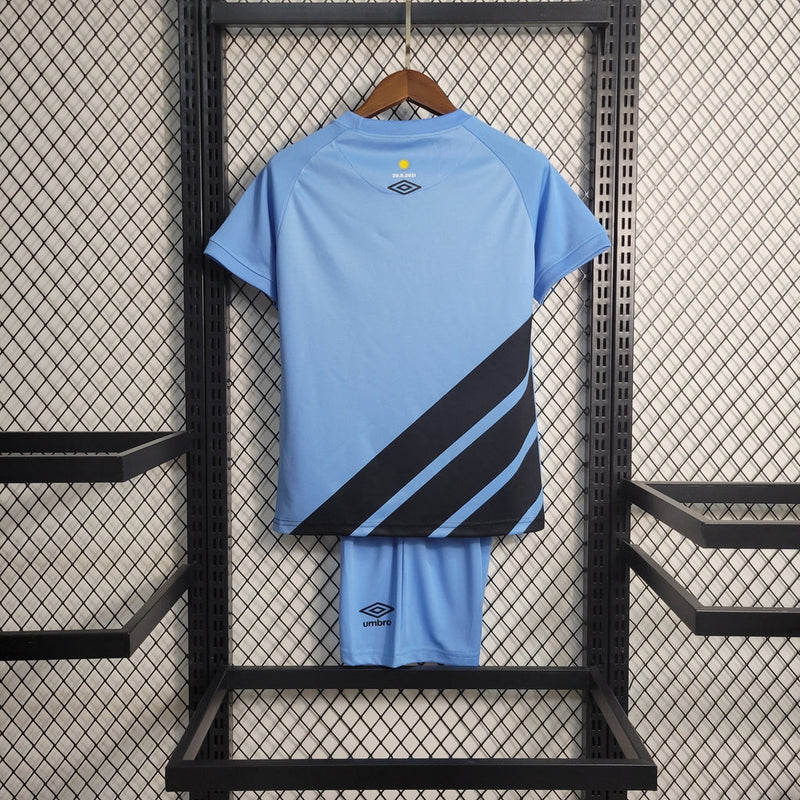 Camiseta y pantalón corto para niños del Athletico Paranaense 23/24 I - Azul