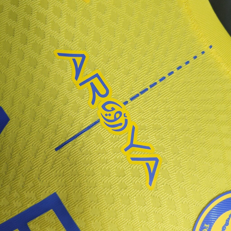 Camiseta local del Al-Nassr I - 23/24 Jugador Nike Hombre - Amarillo