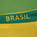 Camiseta retro de la selección brasileña - Camiseta de aficionado de manga larga para hombre (Brasil 2006)