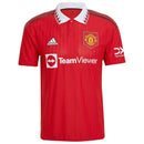 Camiseta Adidas de aficionado para hombre del Manchester United (local 22/23) - Roja